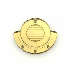 Colgante de Metacrilato Geométrico 40x34mm