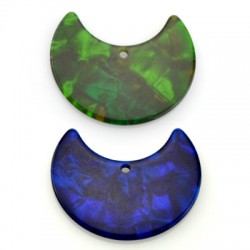 Plexi Acrylic Pendant 40x32mm
