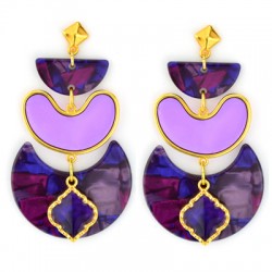 Pendentif en Acrylique Plexi 40 x 32 mm