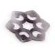 Pendentif en Acrylique Plexi Fleur 45 x 50 mm