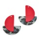 Plexi Acrylic Pendant Irregular 43x50mm