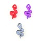 Plexi Acrylic Charm Snake 8x16mm