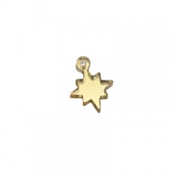 Ciondolo in Plexi Stella Natalizia 13x15mm