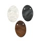 Pendentif Ovale en Acrylique Plexi 20 x 30 mm