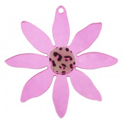 Plexi Acrylic Pendant Flower 59x60mm