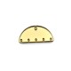 Plexi Acrylic Pendant Semicircle 32x16mm