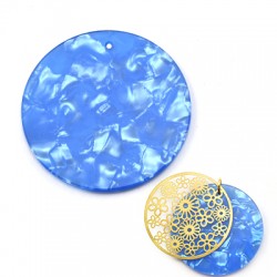 Ciondolo Rotondo in Plexiglass Acrilico 50 mm