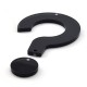 Plexi Acrylic Question Mark 44x55mm & 18mm (2pcs/Set)