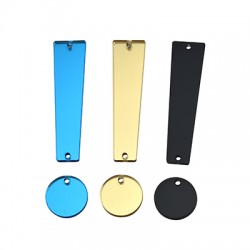 Plexi Acrylic Exclamation Mark 14x55mm & 18mm (2pcs/Set)
