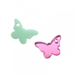 Plexi Acrylic Charm Butterfly 16x11mm