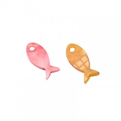 Pendentif poisson en Plexiacrylique 7x14mm