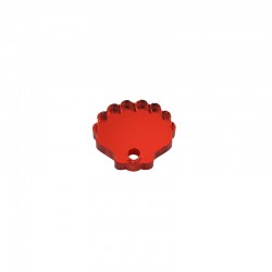 Pendentif coquillage en Plexiacrylique 14x12mm