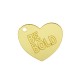 Colgante de Metacrilato Corazón "BE BOLD" 25x21mm