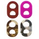 Plexi Acrylic Oval Connector 13x20mm