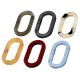 Plexi Acrylic Connector Oval Frame Hollow 14x25mm
