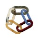 Connettore/Anello in Plexi Acrilico Ovale 14x25mm