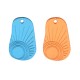 Pendentif en Acrylique Plexi Ovale Soleil 15 x 24 mm