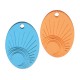 Pendente in Plexi Acrilico Ovale con Sole 21x29mm