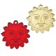 Pendentif en Acrylique Plexi Soleil 30 mm