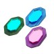 Plexi Acrylic Pendant Hexagon 22x35mm