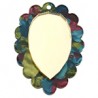 Mosaic Green Multi/Gold Mirror