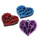 Ciondolo in Plexi Cuore Diamante 33x29mm