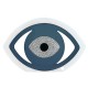 Plexi Acrylic Decorative Evil Eye 150x99mm