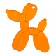 Plexi Acrylic Pendant Balloon Dog 42x40mm