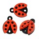 Connecteur en Acrylique Plexi Coccinelle 12 mm
