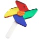 Plexi Acrylic Pendant Windmill with Star 39x69mm