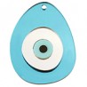 Light Blue Mirror/ Silver Mirror/ Light Blue/ Black