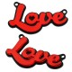 Connecteur en Acrylique Plexi « Love » 55 x 25 mm