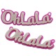 Plexi Acrylic Connector "OhLaLa" 77x22mm