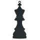 Colgante de Metacrilato Rey de Aljedrez 29x76mm