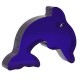 Plexi Acrylic Decorative Dolphin 46x36mm