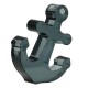 Plexi Acrylic Decorative Anchor 40x49mm