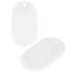 Plexi Acrylic Tag Oval 19x35mm