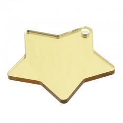 Colgante de Metacrilato Estrella 40x38mm