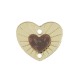 Connettore in Plexiglass Acrilico a Forma di Cuore 17X14 mm