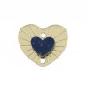 Specchio dorato / Blu scintillante