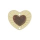 Plexi Acrylic Connector Heart 22x19mm