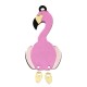 Plexi Acrylic Pendant Flamingo 23x40mm (2pcs/Set)