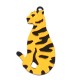 Plexi Acrylic Pendant Tiger 50x29mm (2pcs/Set)