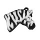 Plexi Acrylic Pendant Zebra 35mm (2pcs/Set)