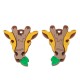 Pendentif en Acrylique Plexi Girafe 39 x 31 mm (2 Pièces/Set)