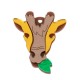 Plexi Acrylic Pendant Giraffe 39x31mm (2pcs/Set)