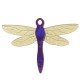 Pendentif en Acrylique Plexi Libellule 45 x 32 mm
