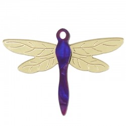 Pendentif en Acrylique Plexi Libellule 45 x 32 mm