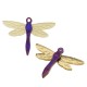Plexi Acrylic Pendant Dragonfly 45x32mm