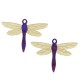 Plexi Acrylic Pendant Dragonfly 45x32mm